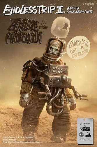 Modellino astronauta zombie