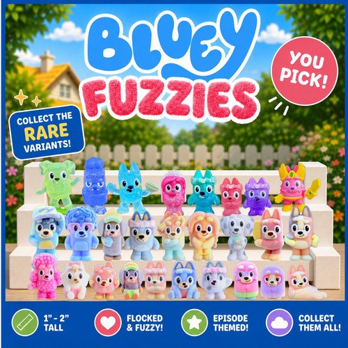 Bluey fuzzies you pick serie - pick, 1
