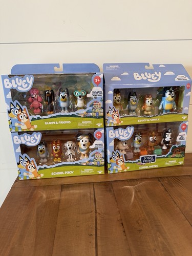 Bluey family and school mates - bluey,