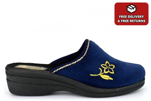 Pantofole donna zeppa - , mulo